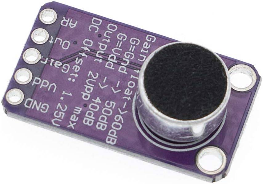 MAX9814 Electret Microphone Amplifier Module AGC Auto Gain Control for Arduino