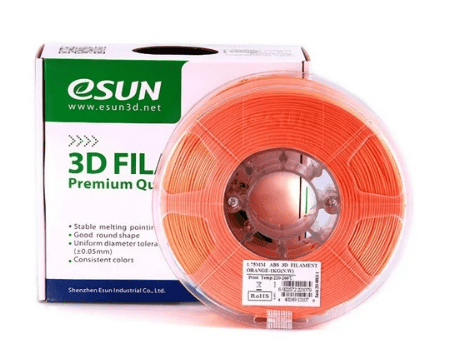 3D Printer Filament PLA+ eSUN 1.75mm 1Kg Orange - Image 3
