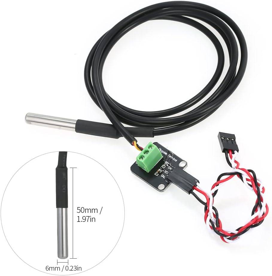 DS18B20 Waterproof Probe Temperature Sensor Module PCB - Image 2