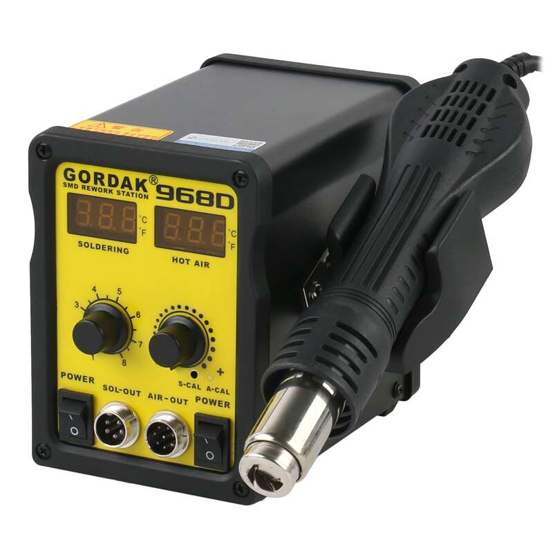 GORDAK Hot Air Soldering Iron Rework Station 968D - Image 3