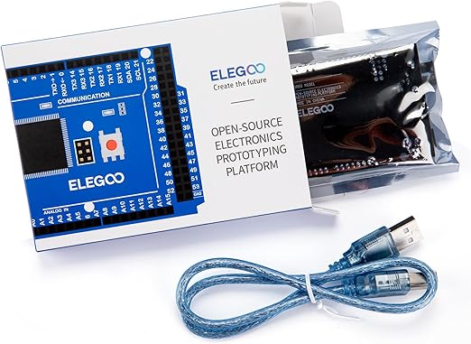 ELEGOO MEGA R3 Board ATmega 2560 + USB Cable Compatible with Arduino IDE Projects RoHS Compliant - Image 2
