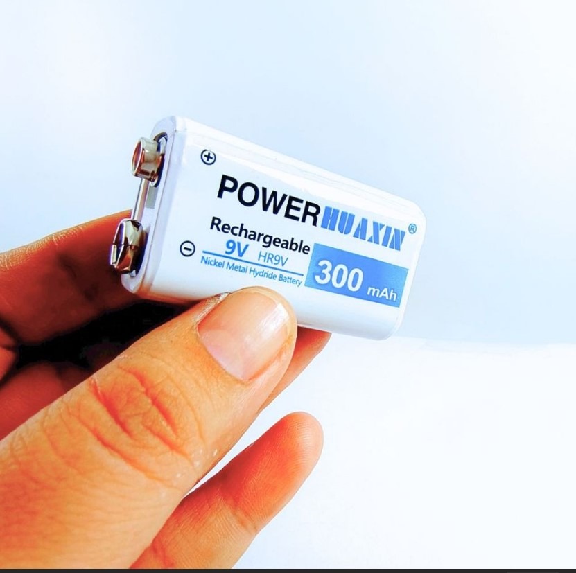 HUAXIN Ni-MH 9V BATTERY (RECHARGEABLE) - 300 MAH - Image 2