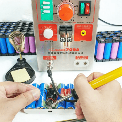 SUNKKO 709A Pulse Spot Welder Machine 3.2KW with Soldering Iron - Image 3