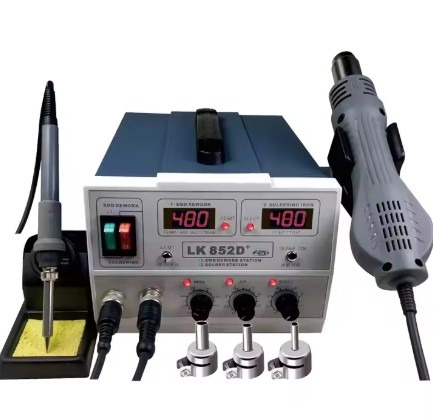 LK852D++ Soldering Station Rework Station for Cell Phone and  Computer Repair