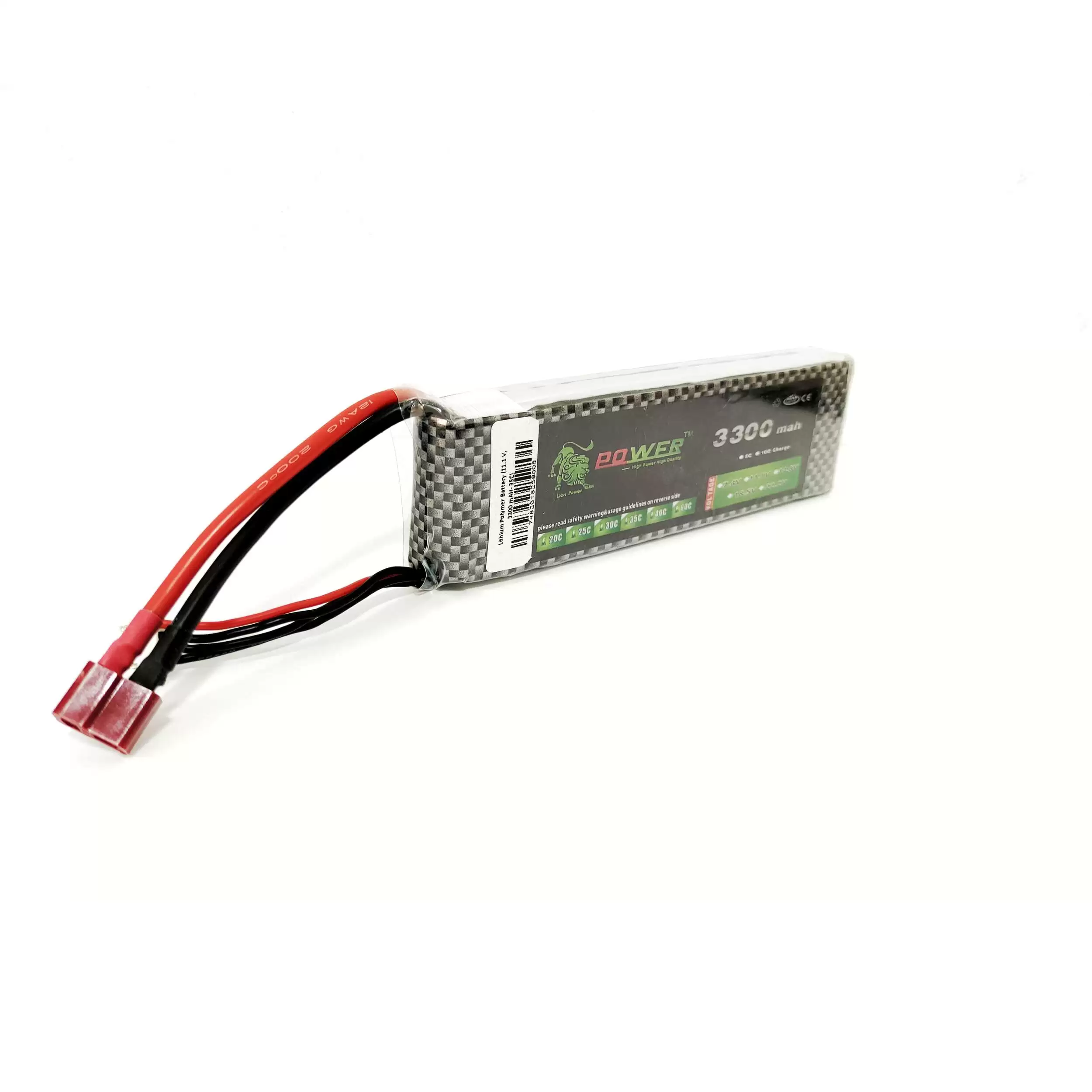 Lithium Polymer ( lipo ) Battery 11.1 V, 3300 mAH- 35C