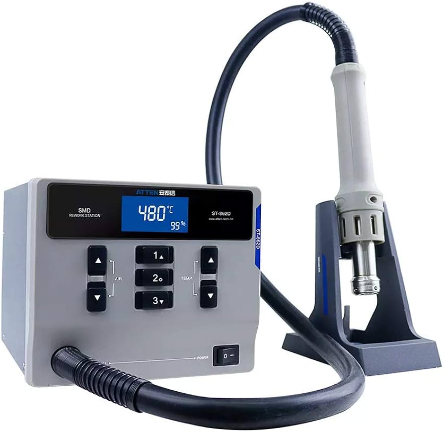 ATTEN® ST-862D Professional Hot Air Station – Precision Rework Solution - Image 3