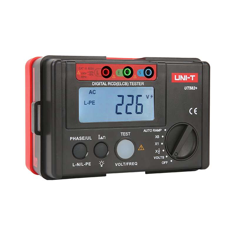 UNI-T UT582+ Digital RCD (ELCB) Tester - Image 2