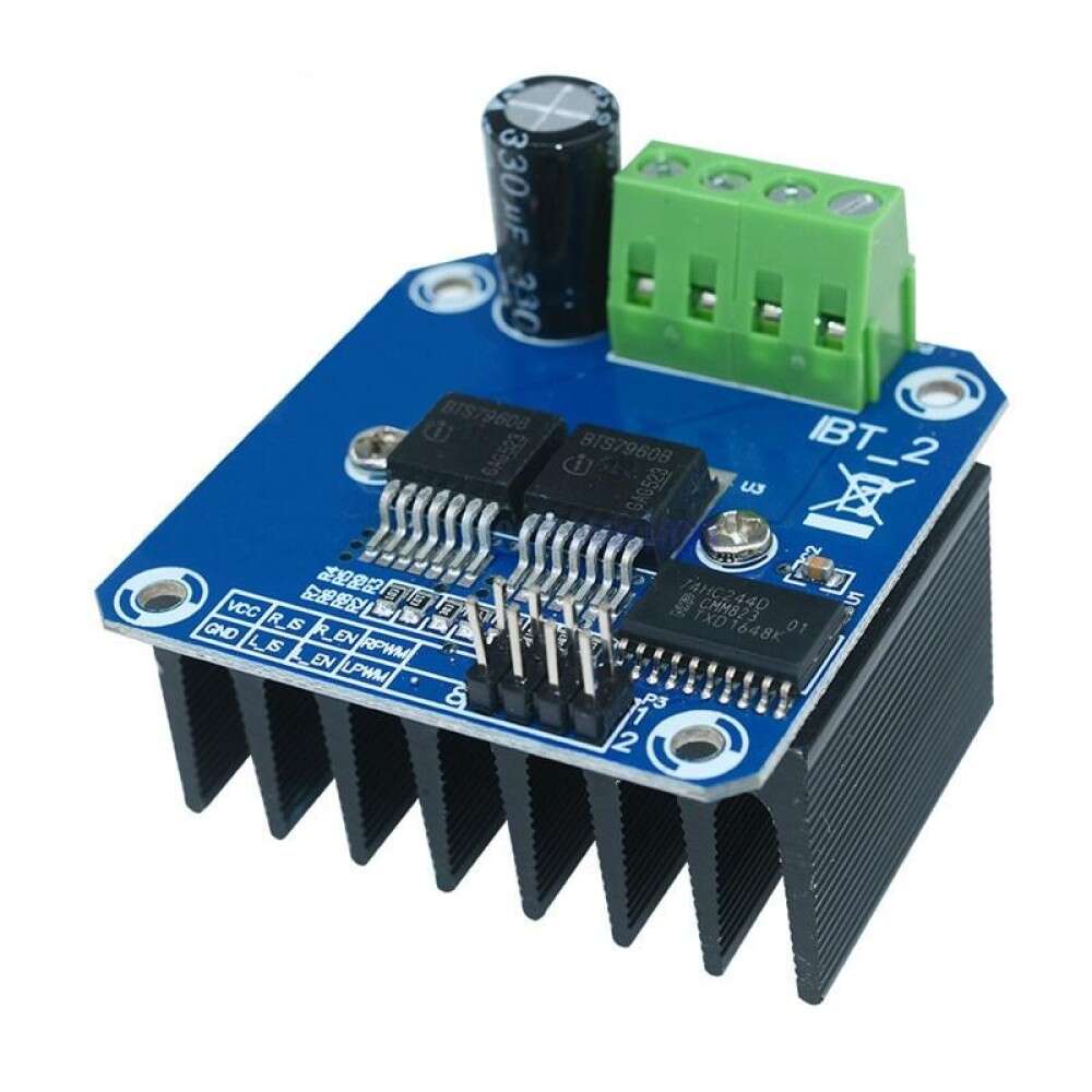 BTS7960 H-Bridge High-Power DC Motor Driver 43A