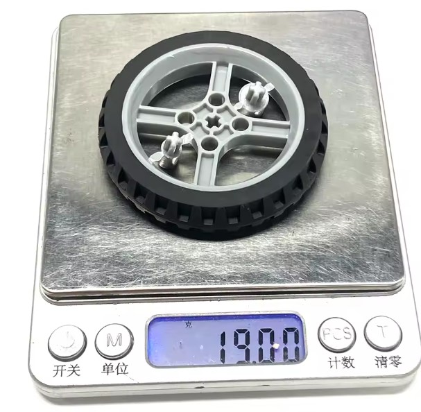 6514 TT Motor Free Wheel Cross Shaft Robot 65mm - Image 4