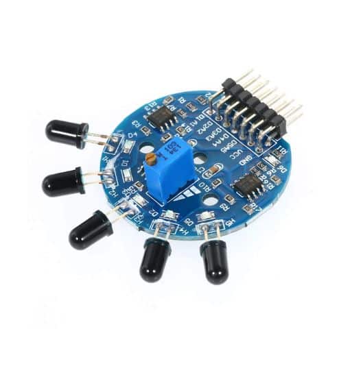 5 Channel Analog Digital Flame Sensor Module