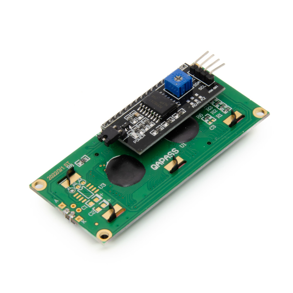 LCD 1602 (16x2) with Blue Backlight & Pre-Soldered I2C Interface - Image 4