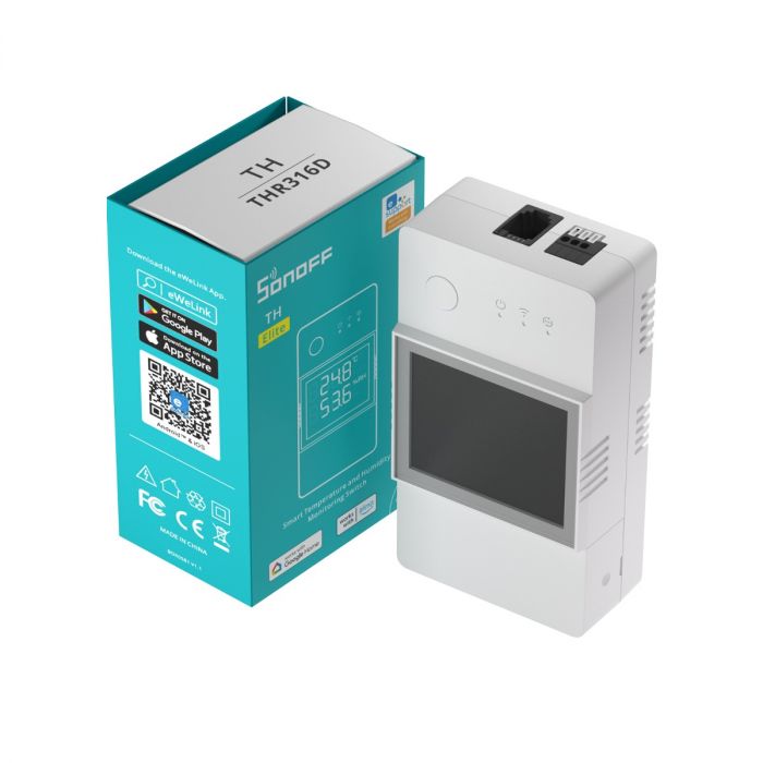 SONOFF THR316D Elite Smart Temperature and Humidity Monitoring Switch - Image 3