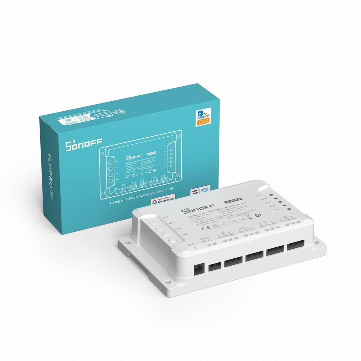 4-gang Wi-Fi Smart Switch with RF Control - Image 3