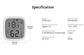 SONOFF SNZB-02D Zigbee LCD Smart Temperature Humidity Sensor - Image 4