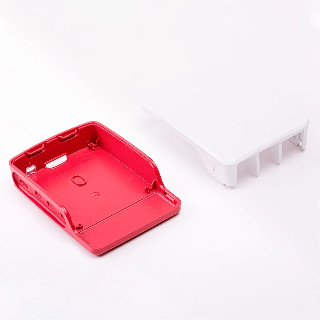 Official Raspberry Pi 4 Case (White & Red ABS) - Image 6