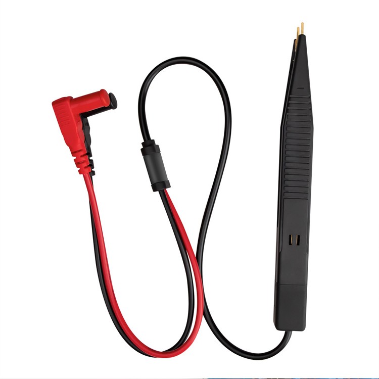 SMD SMT Chip Test Clip Lead Probe Digital Multimeter Meter Tweezer Capacitor Resistance tweezers for Resistor Capacitor - Image 2