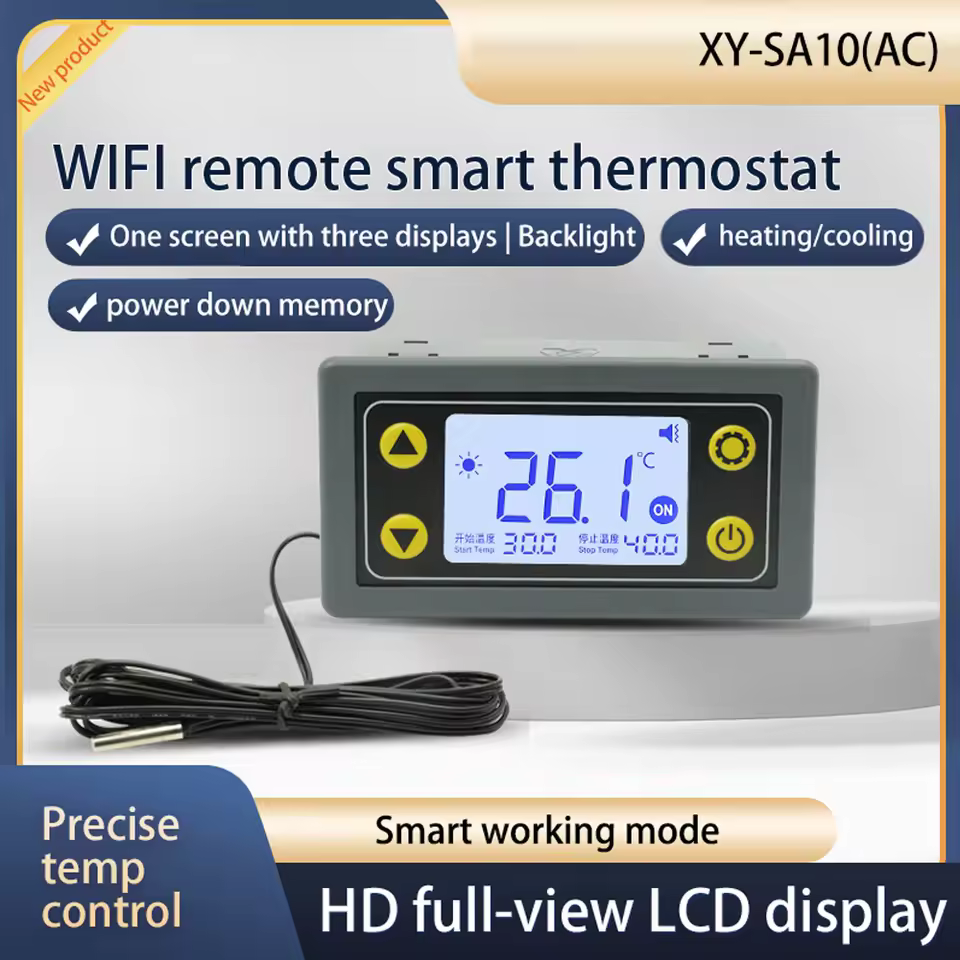 Remote Control Thermostat 6-30V 110-220V Digital Temperature Controller Module without wifi - Image 6