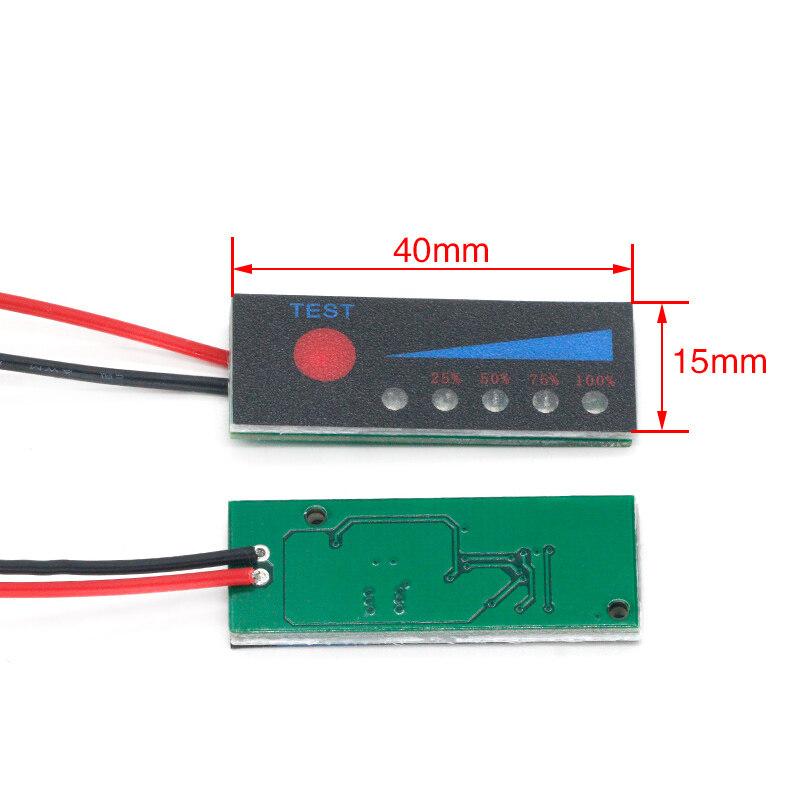 18650 Li-ion Lipo Lithium 12V Lead Acid Battery Level Indicator Tester LCD Display Meter Module - Image 2