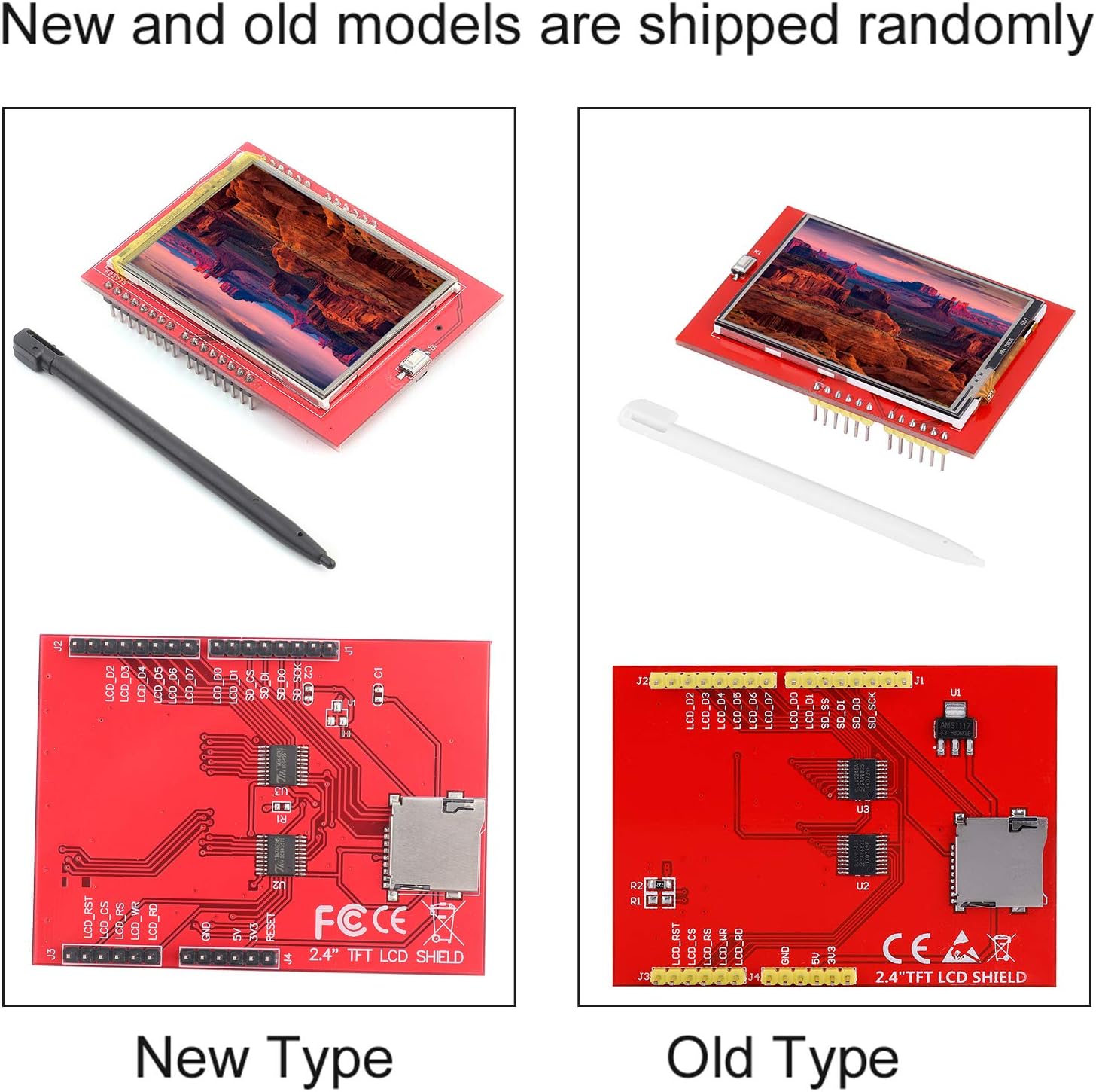 LCD TFT 2.4 inch Touch Display for Arduino UNO And Mega2560 - Image 2