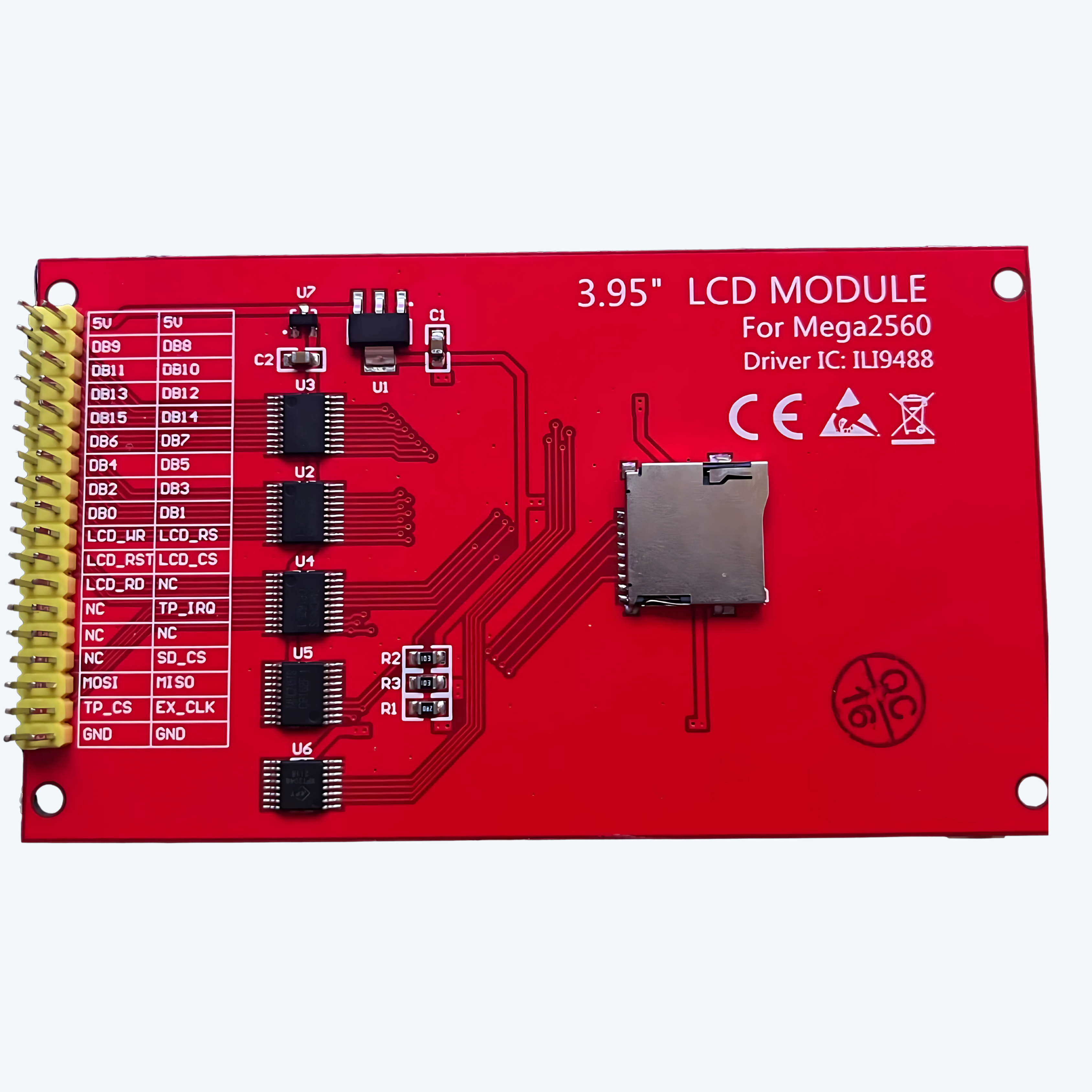 3.95 inch 320*480 TFT Color LCD Display Module Screen with Touch Panel - Image 2