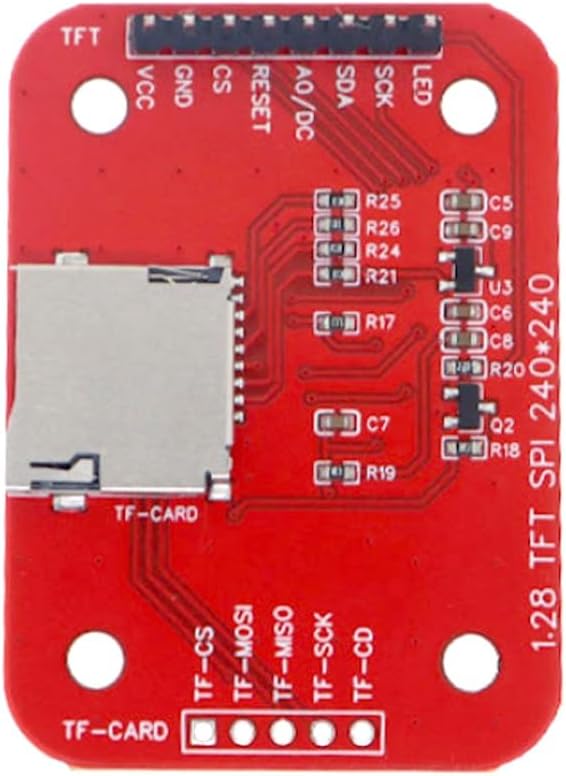 TFT SPI Interface LCD Module 1.28 inch Round Display RGB 240X240 microSD card slot - Image 5