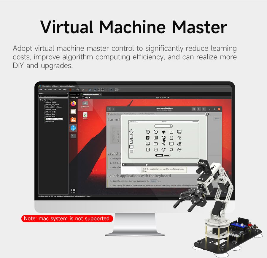 DOFBOT SE AI Vision Robotic Arm – Virtual Machine Version (6DOF) - Image 2