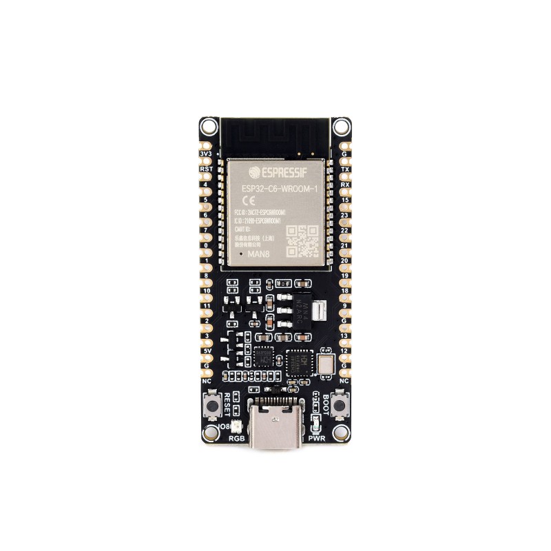 ESP32-C6 WiFi Bluetooth Development Core Board ESP32-C6 WROOMN8 Type-C Kit - Image 3