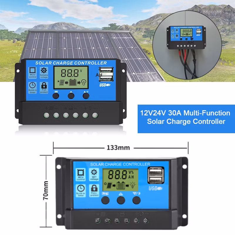 Solar Charge Controller Regulator( 12V/24V ) 10A - Image 7