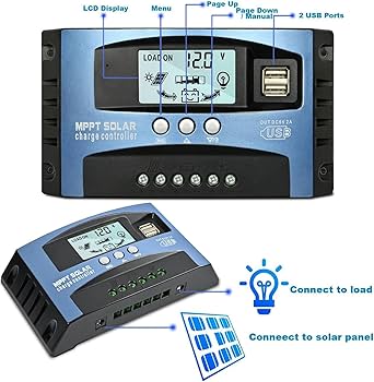 MPPT Solar Charge Controller ( 12V/24V ) 30A With Bluetooth Mobile APP - Image 6