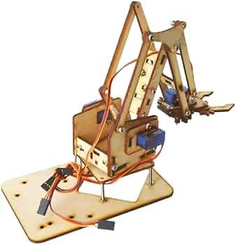 DIY Wood Robot Arm Manipulator Mechanical Arm Kit Without Servo Motors - Image 2