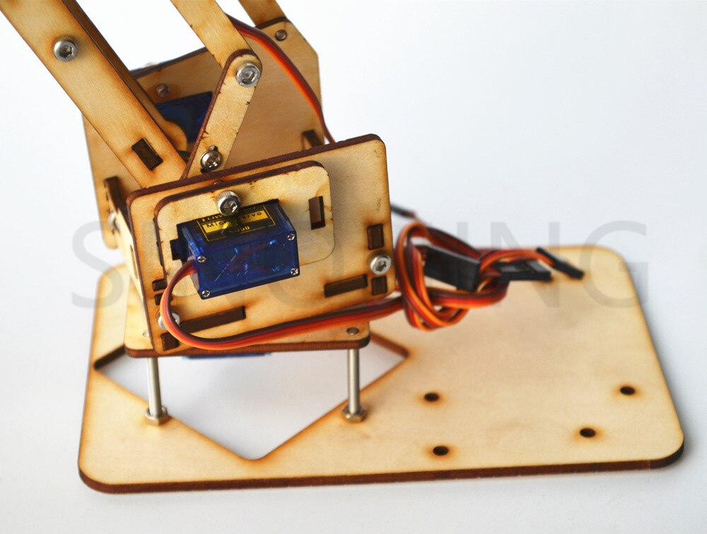 DIY Wood Robot Arm Manipulator Mechanical Arm Kit Without Servo Motors - Image 7