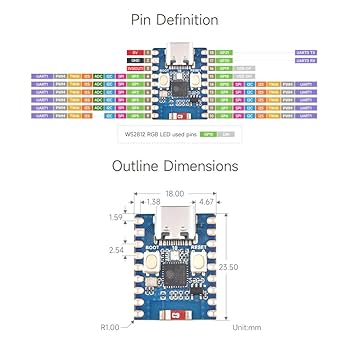 ESP32-C3-Zero-M - WiFi/Bluetooth development board - Image 5