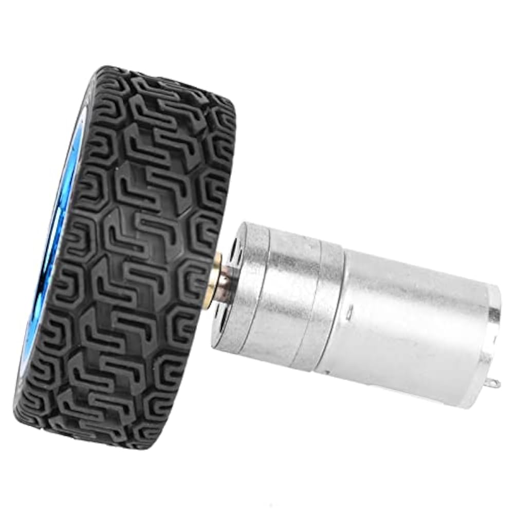 Robot Wheel 65mm With Gear Motor (12V, 282 RPM) & Bracket - Image 2