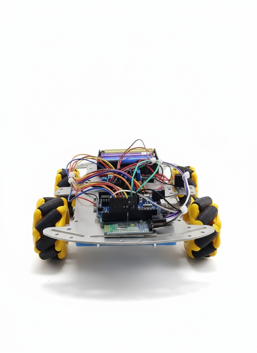Aluminum Mobile Robot Plateform 4WD - Image 4