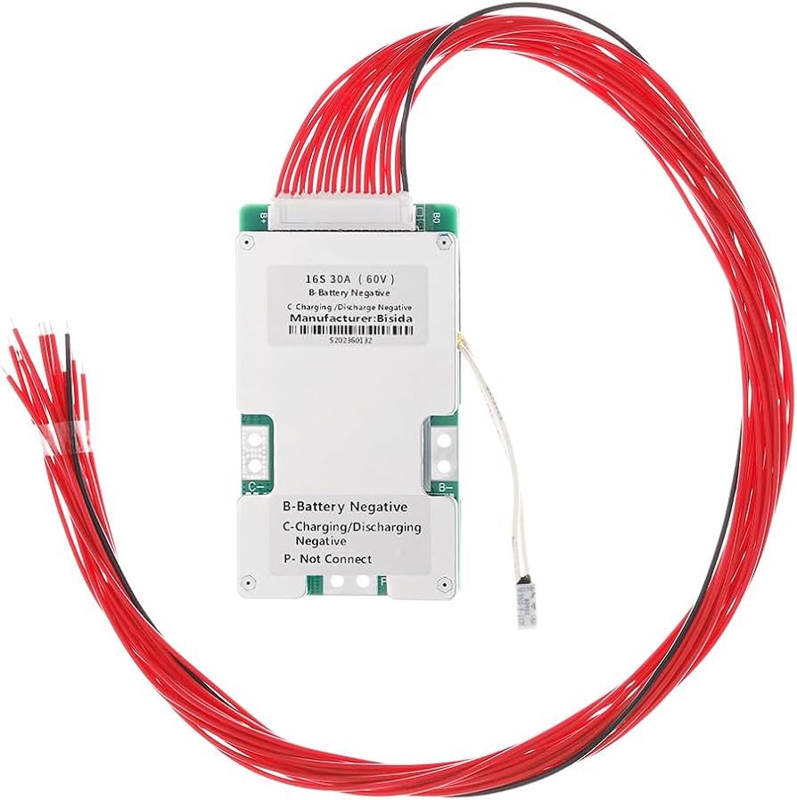 BMS 16S 30A 48.1V Balanced 18650 Li-ion Lithium Battery Charger Protection Board - Image 4