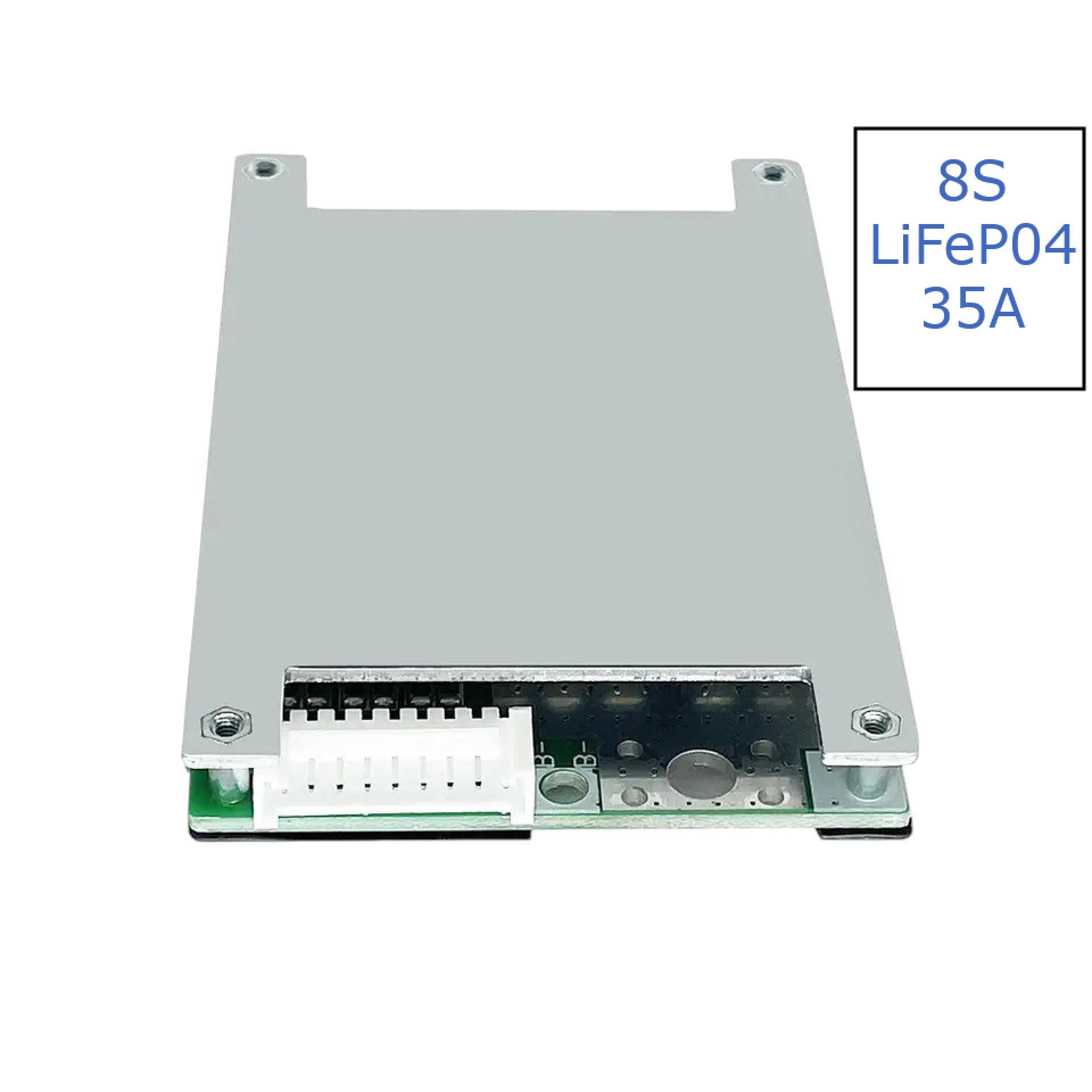LifePo4 Battery Charger Protection Module (BMS) 8S 35A 24V with Cell Balancing & Aluminum Heat Sink