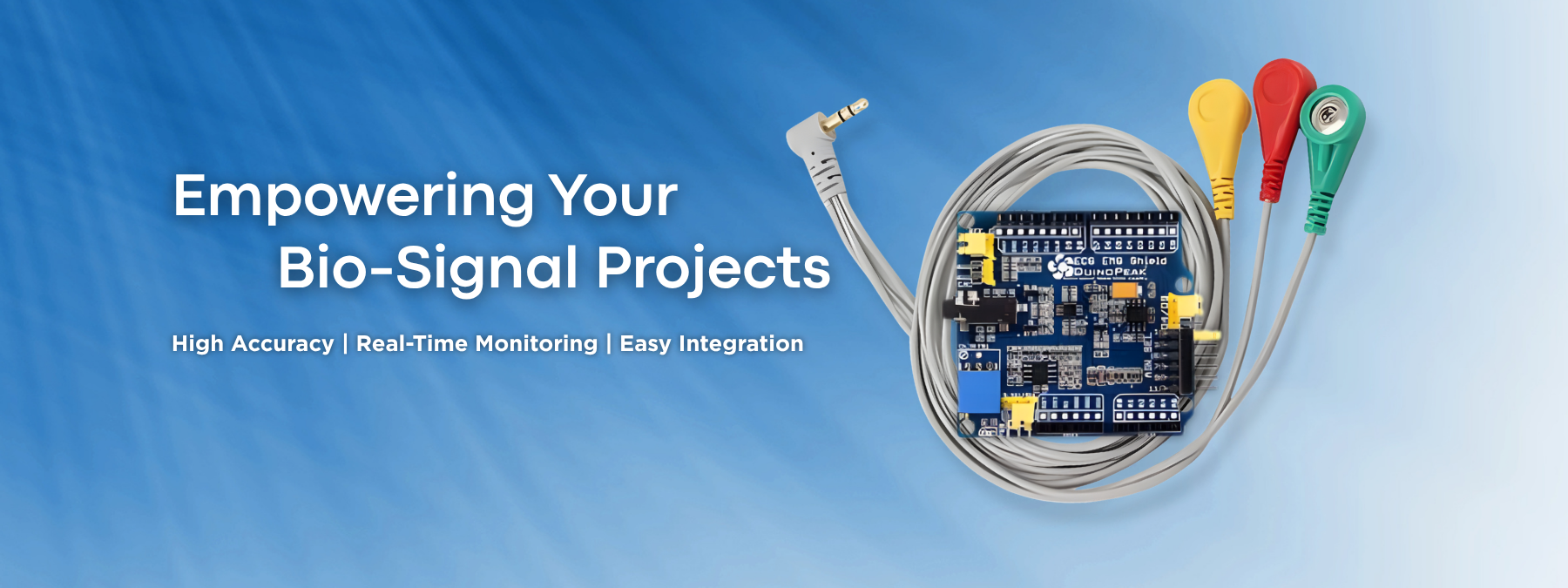 ECG-EMG Arduino Shield (Bio-feedback Sensor)