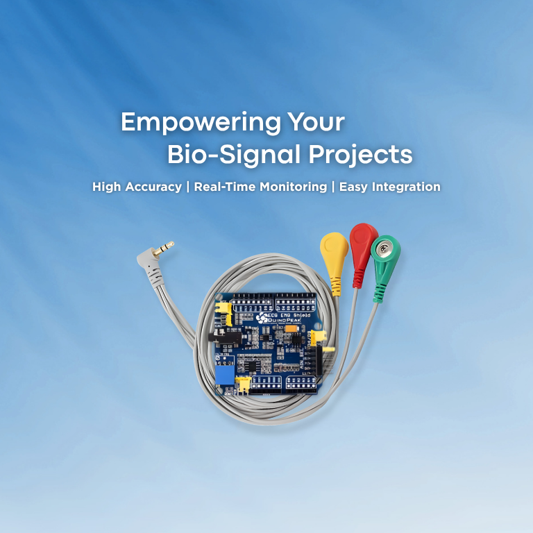 ECG-EMG Arduino Shield (Bio-feedback Sensor)